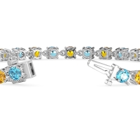Secret Heart Tennis Bracelet
