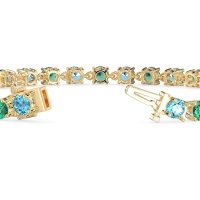 Secret Heart Tennis Bracelet