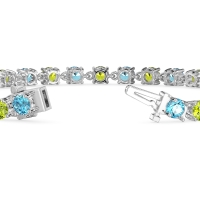 Secret Heart Tennis Bracelet