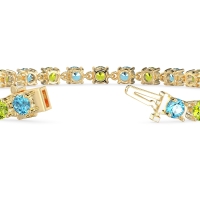 Secret Heart Tennis Bracelet