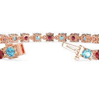 Secret Heart Tennis Bracelet