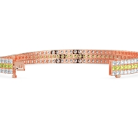 Three Row Flexible Tennis Bracelet