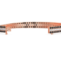 Three Row Flexible Tennis Bracelet