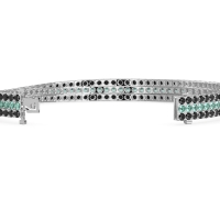 Three Row Flexible Tennis Bracelet