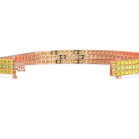 Three Row Flexible Tennis Bracelet