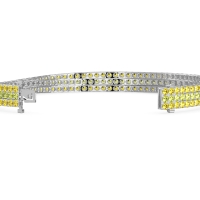 Three Row Flexible Tennis Bracelet