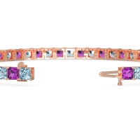 Princess Cut Classic Tennis Bracelet