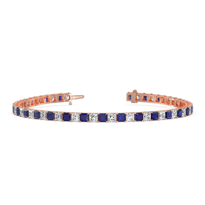 Princess Cut Classic Tennis Bracelet