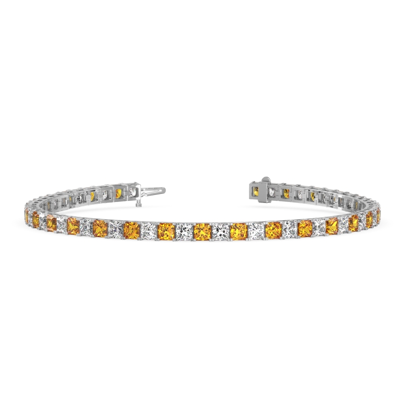 Princess Cut Classic Tennis Bracelet