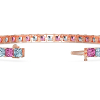 Princess Cut Classic Tennis Bracelet