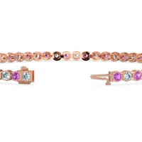 Mystery Crown Tennis Bracelet