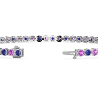 Mystery Crown Tennis Bracelet