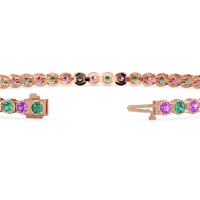 Mystery Crown Tennis Bracelet