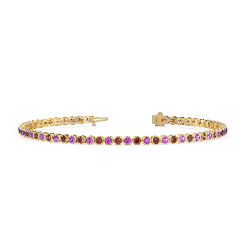 Mystery Crown Tennis Bracelet