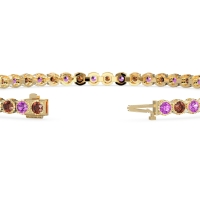 Mystery Crown Tennis Bracelet