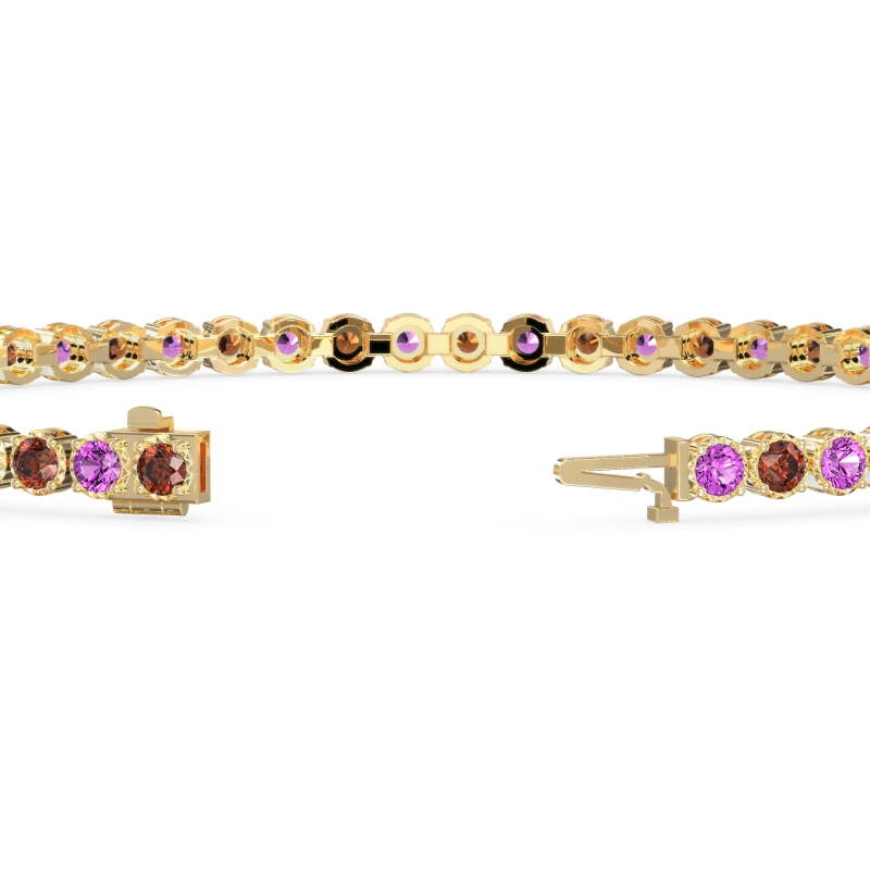Mystery Crown Tennis Bracelet