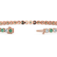 Mystery Crown Tennis Bracelet