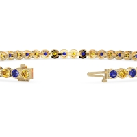 Mystery Crown Tennis Bracelet