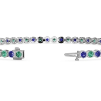 Mystery Crown Tennis Bracelet