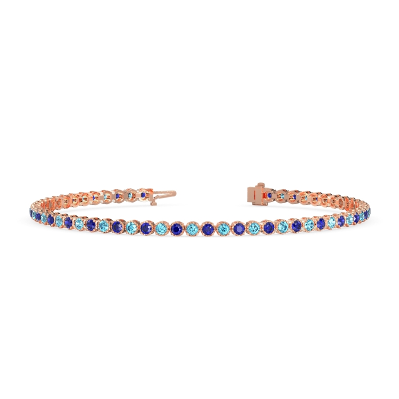 Mystery Crown Tennis Bracelet