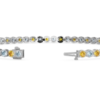 Mystery Crown Tennis Bracelet