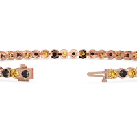 Mystery Crown Tennis Bracelet