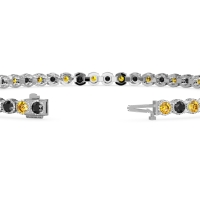 Mystery Crown Tennis Bracelet