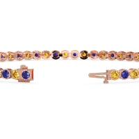 Mystery Crown Tennis Bracelet