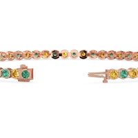 Mystery Crown Tennis Bracelet