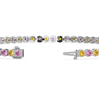 Mystery Crown Tennis Bracelet