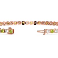 Mystery Crown Tennis Bracelet
