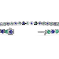 Mystery Crown Tennis Bracelet