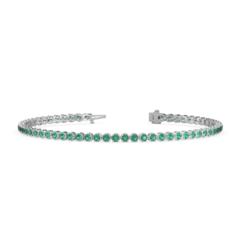 Mystery Crown Tennis Bracelet