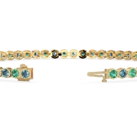 Mystery Crown Tennis Bracelet
