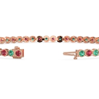Mystery Crown Tennis Bracelet