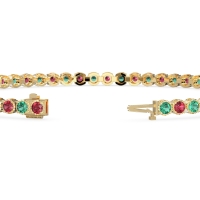 Mystery Crown Tennis Bracelet