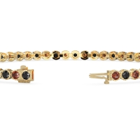 Mystery Crown Tennis Bracelet