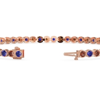 Mystery Crown Tennis Bracelet