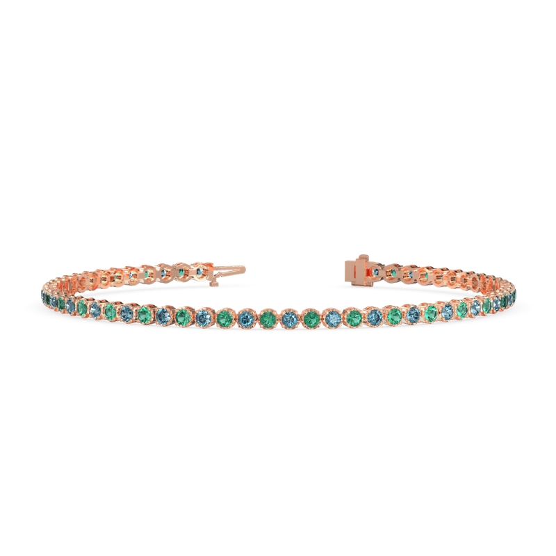 Mystery Crown Tennis Bracelet