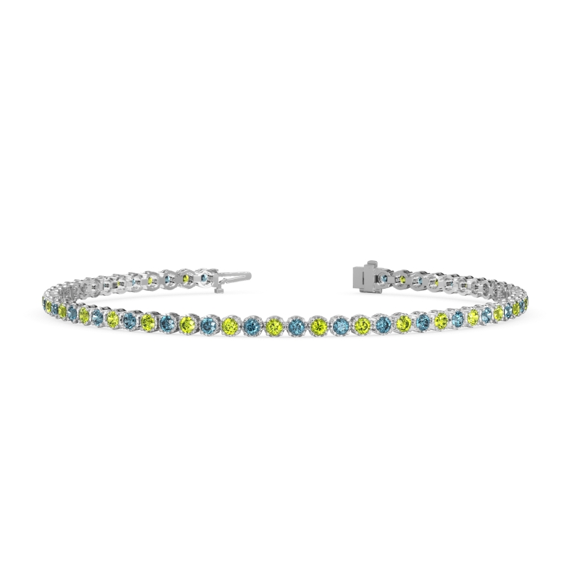Mystery Crown Tennis Bracelet