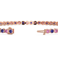 Mystery Crown Tennis Bracelet