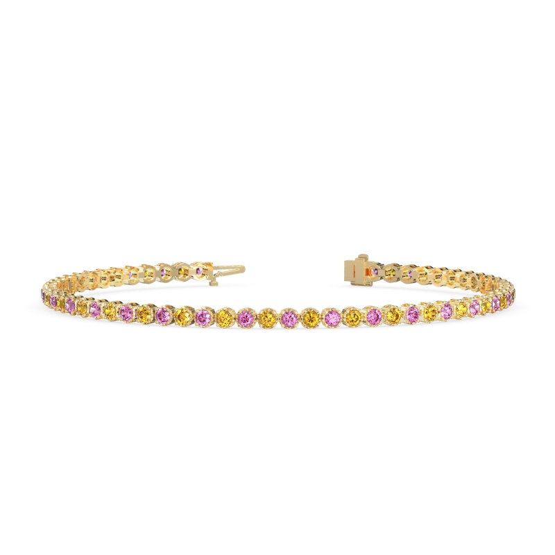 Mystery Crown Tennis Bracelet