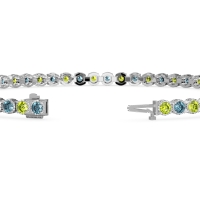 Mystery Crown Tennis Bracelet