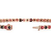 Mystery Crown Tennis Bracelet