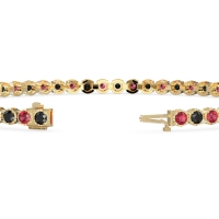 Mystery Crown Tennis Bracelet