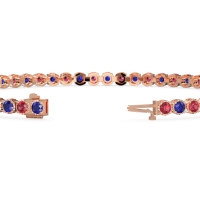 Mystery Crown Tennis Bracelet