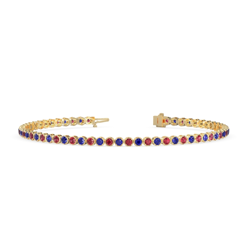 Mystery Crown Tennis Bracelet