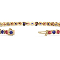 Mystery Crown Tennis Bracelet