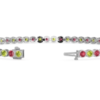 Mystery Crown Tennis Bracelet