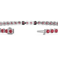 Mystery Crown Tennis Bracelet